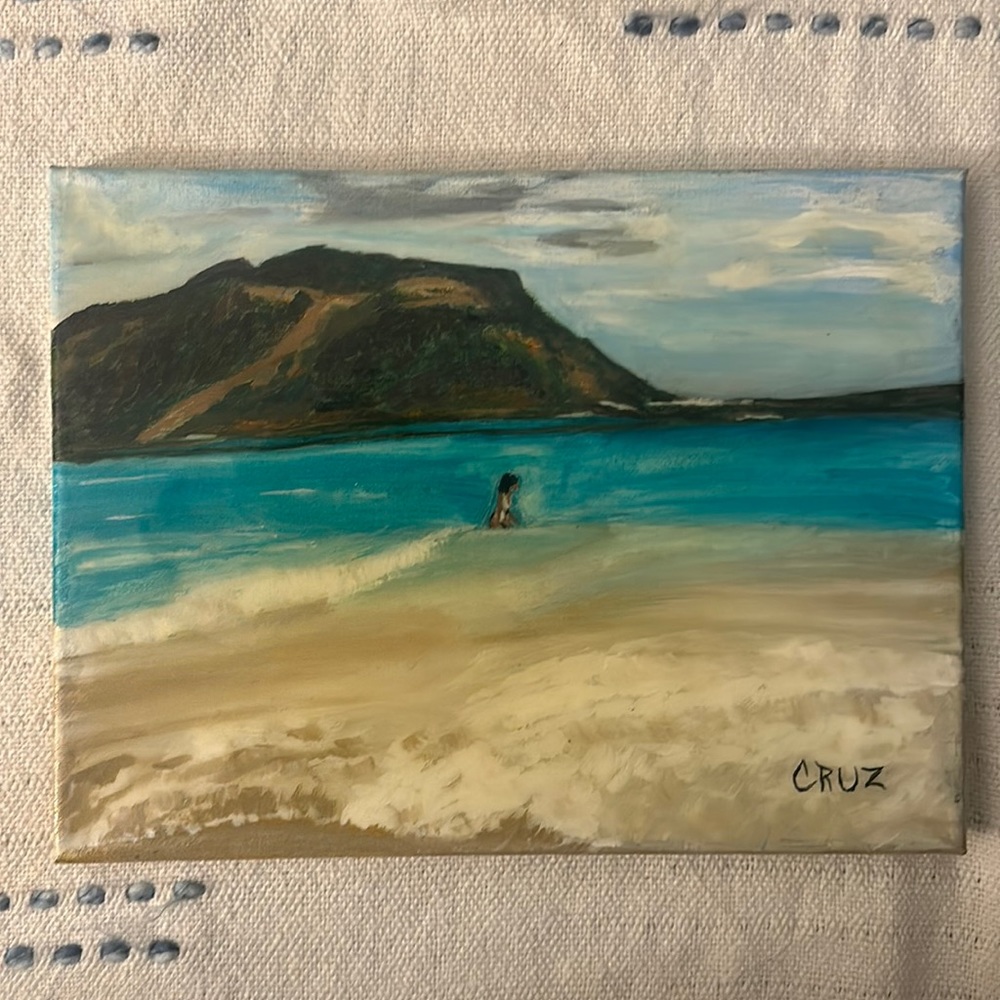 Hand painted painting